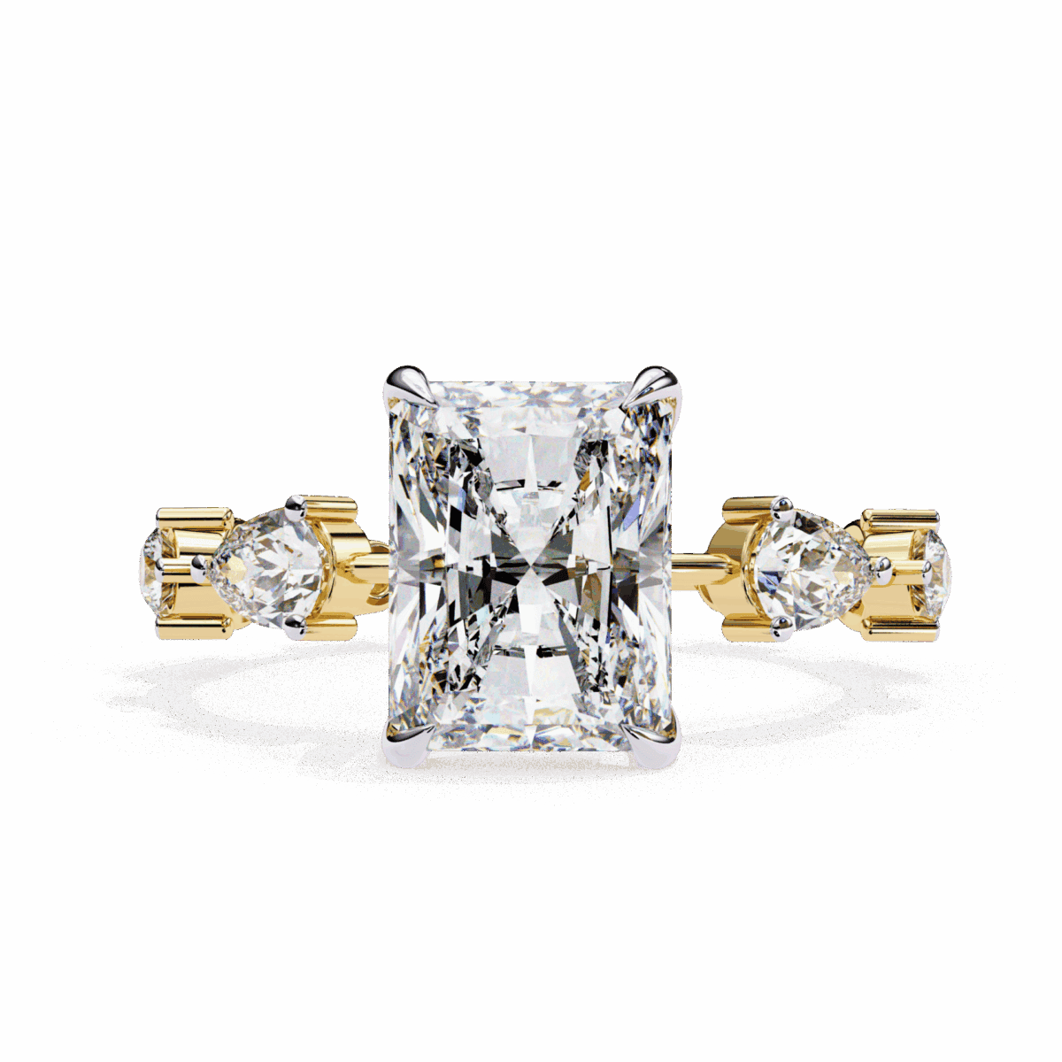 3.75 Carat Radiant Cut The GoTo Ring  Image 5