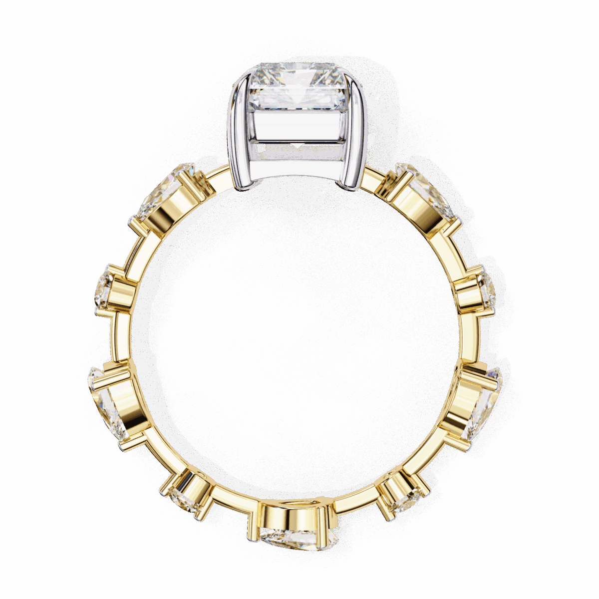 3.75 Carat Radiant Cut The GoTo Ring  Image 7