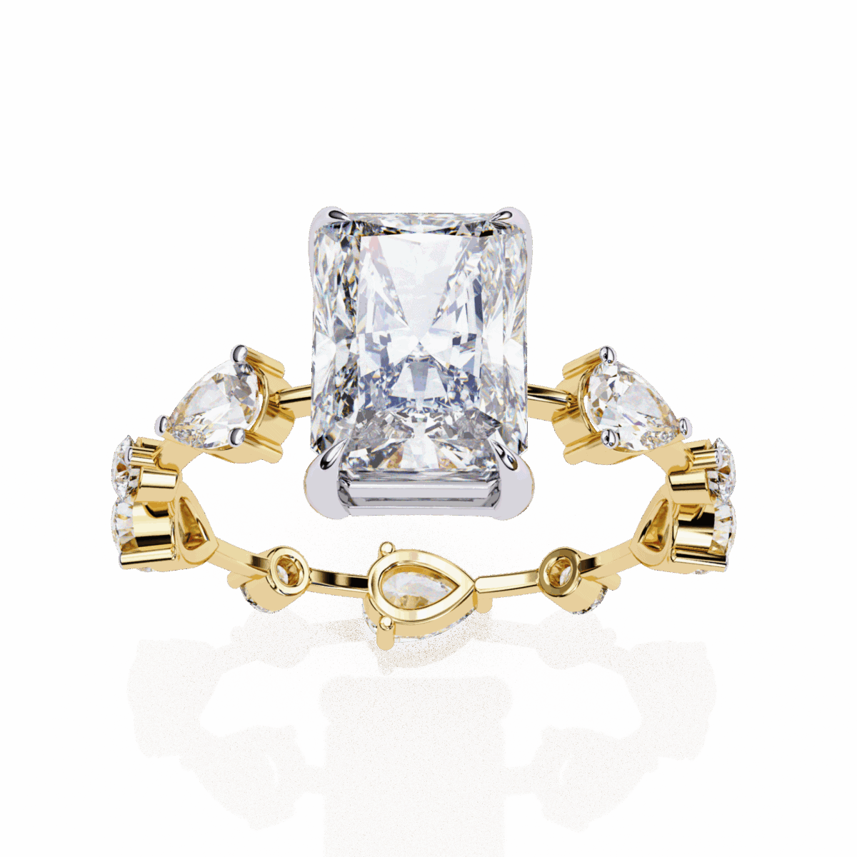 3.75 Carat Radiant Cut The GoTo Ring  Image 8