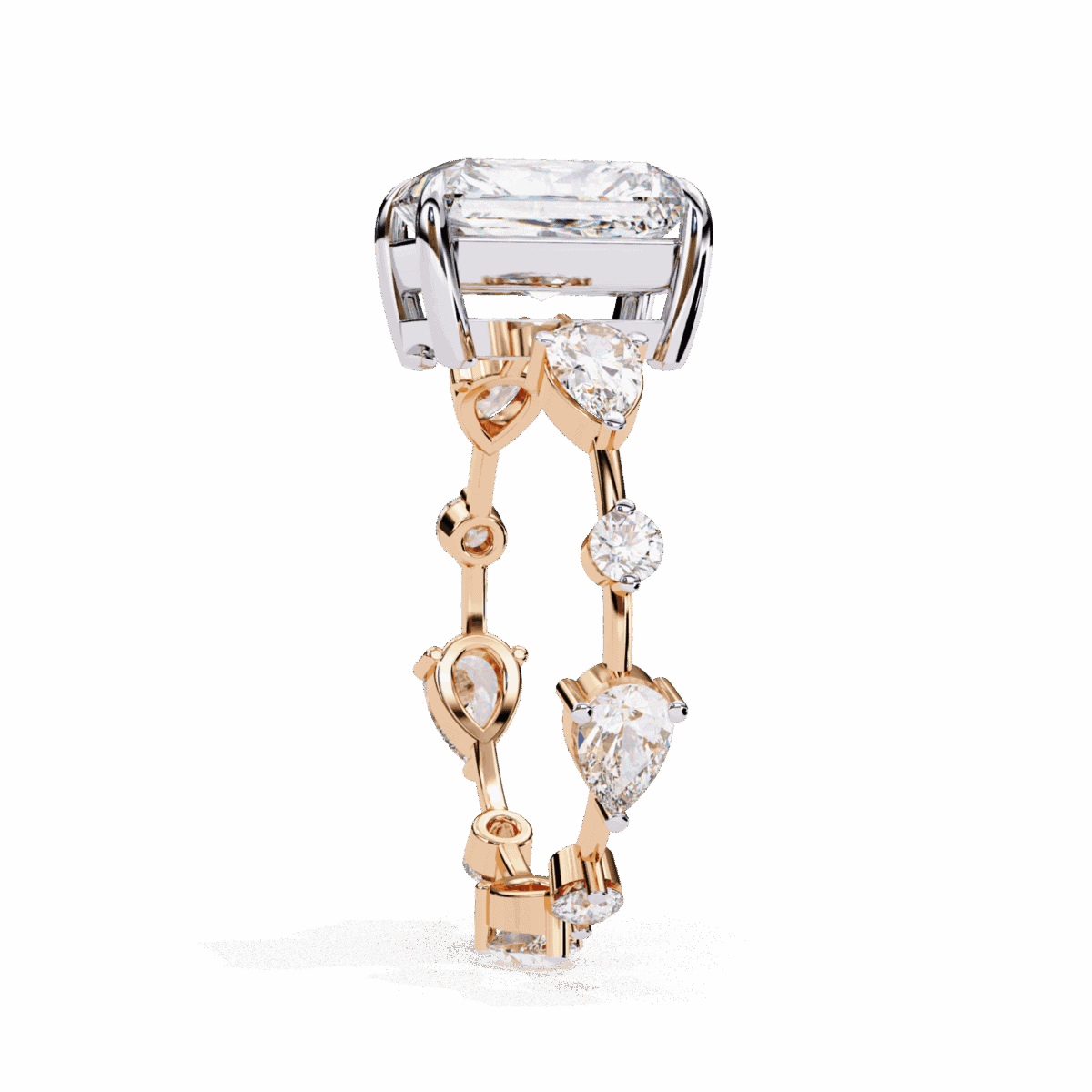 3.75 Carat Radiant Cut The GoTo Ring  Image 10