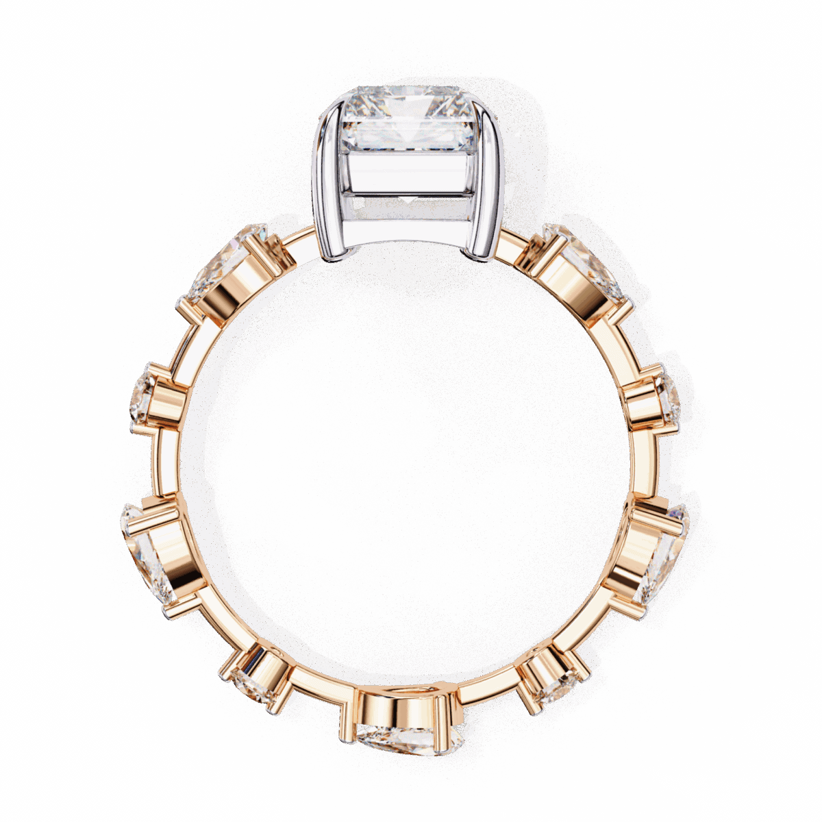 3.75 Carat Radiant Cut The GoTo Ring  Image 11