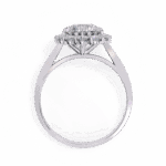 2.5 Carat Round Cut Minimal Statement Ring - Image 3