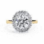 2.5 Carat Round Cut Minimal Statement Ring - Image 5