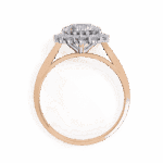 2.5 Carat Round Cut Minimal Statement Ring - Image 11