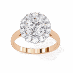 2.5 Carat Round Cut Minimal Statement Ring - Image 12