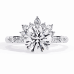3.5 Carat Round Cut Signature Wear Ring
