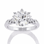 3.5 Carat Round Cut Signature Wear Ring - Image 4