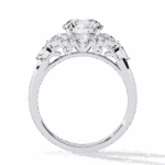 2 Carat Round Cut Signature Wear Ring - Image 3
