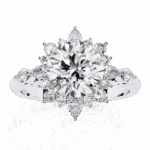 2 Carat Round Cut Signature Wear Ring - Image 4