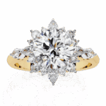 2 Carat Round Cut Signature Wear Ring - Image 8