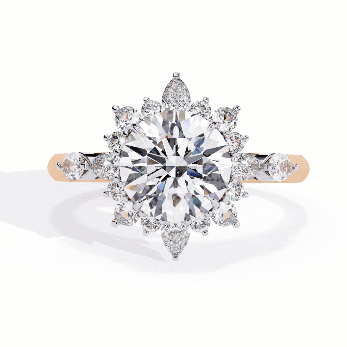 2 Carat Round Cut Signature Wear Ring  Image 9