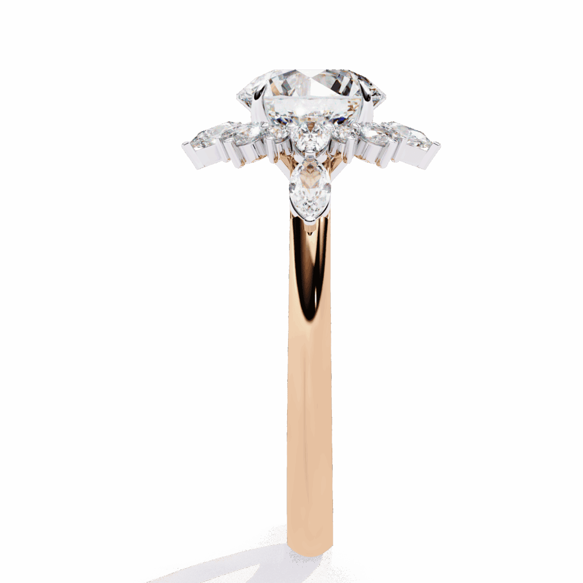 2 Carat Round Cut Signature Wear Ring  Image 10