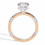 2.75 Carat Round Cut Solitaire in Halo Setting - Image 11