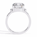 3.5 Carat Round Cut Refined Sparkle Ring - Image 3