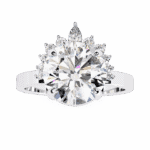 3.5 Carat Round Cut Refined Sparkle Ring - Image 4