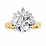 3.5 Carat Round Cut Refined Sparkle Ring - Image 8
