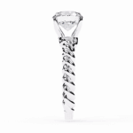 2 Carat Round Cut Classic Solitaire Band - Image 2