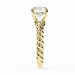 2 Carat Round Cut Classic Solitaire Band - Image 6