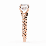 2 Carat Round Cut Classic Solitaire Band - Image 9