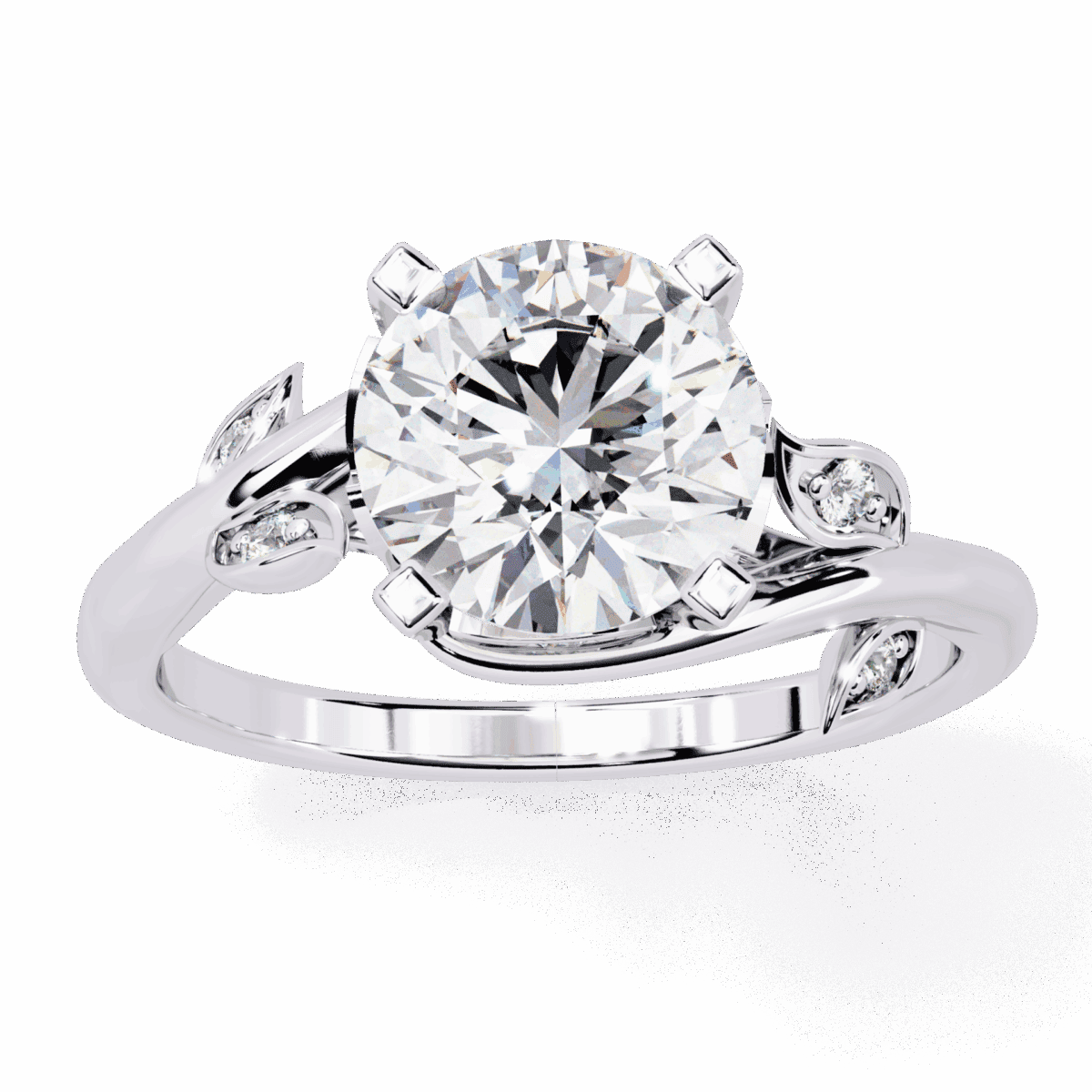 1.75 Carat Round Cut Signature Wear Ring  Image 4