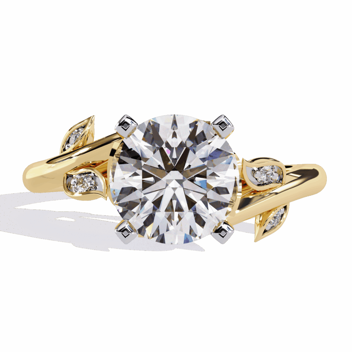 1.75 Carat Round Cut Signature Wear Ring  Image 5