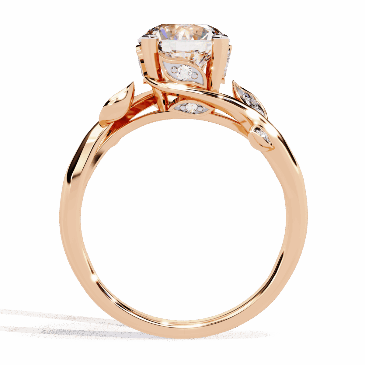 1.75 Carat Round Cut Signature Wear Ring  Image 11