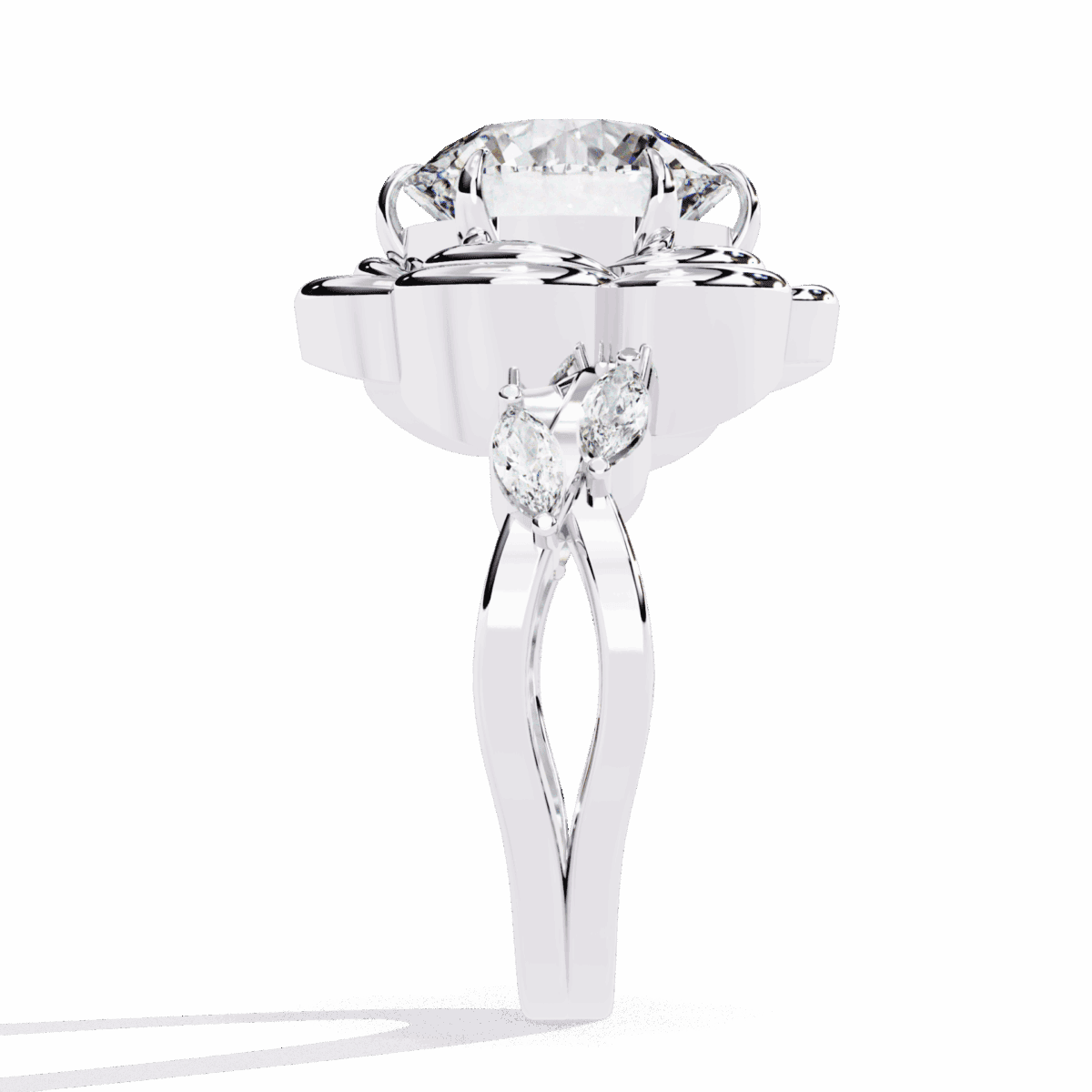 2.25 Carat Round Cut Modern Essential Ring  Image 2