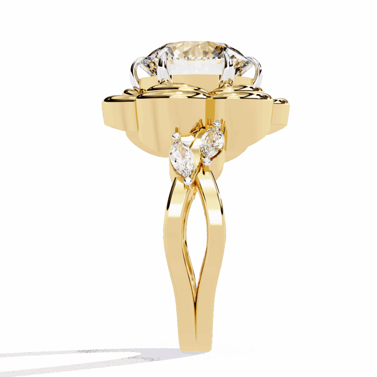 2.25 Carat Round Cut Modern Essential Ring  Image 6