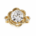 2.25 Carat Round Cut Modern Essential Ring - Image 8