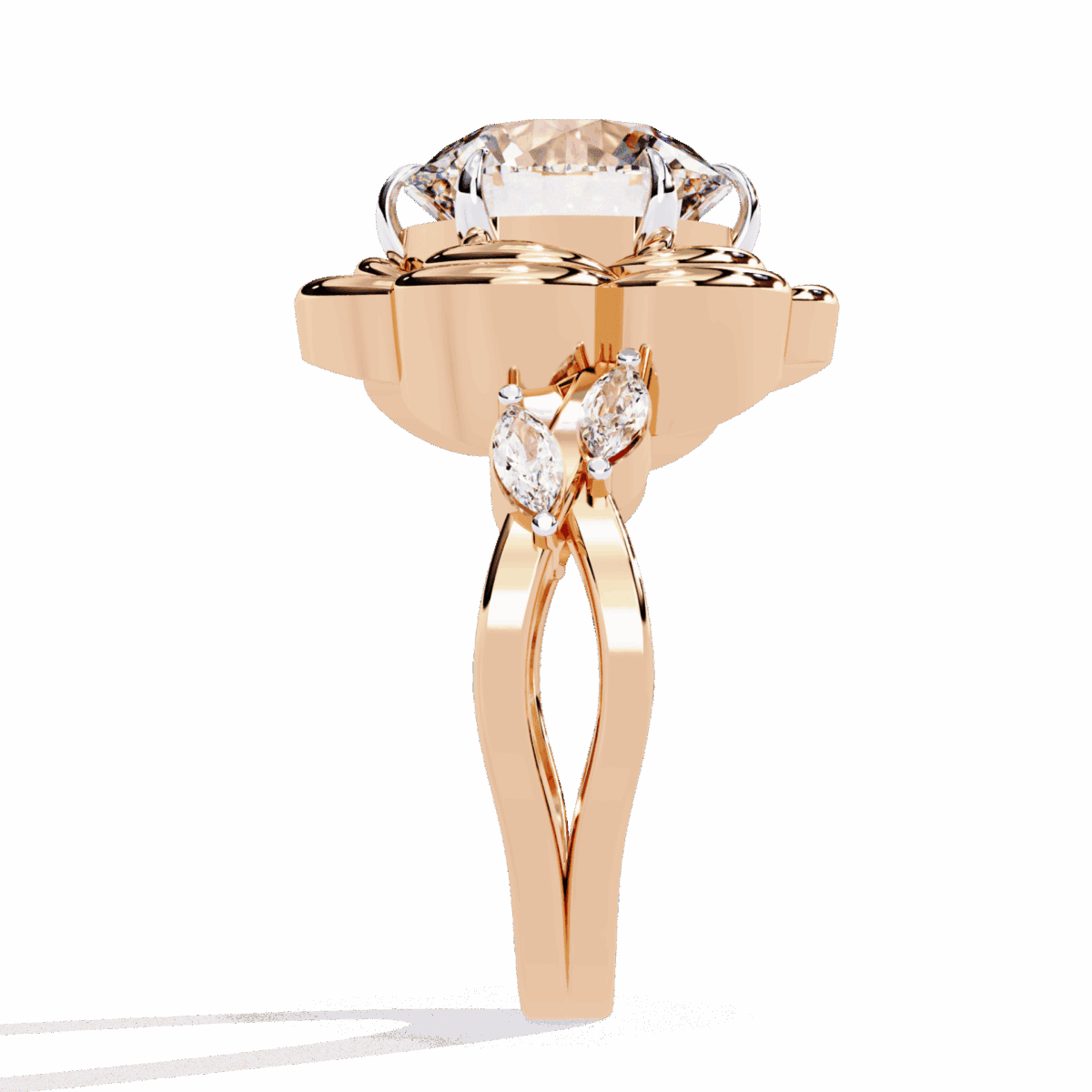 2.25 Carat Round Cut Modern Essential Ring  Image 10