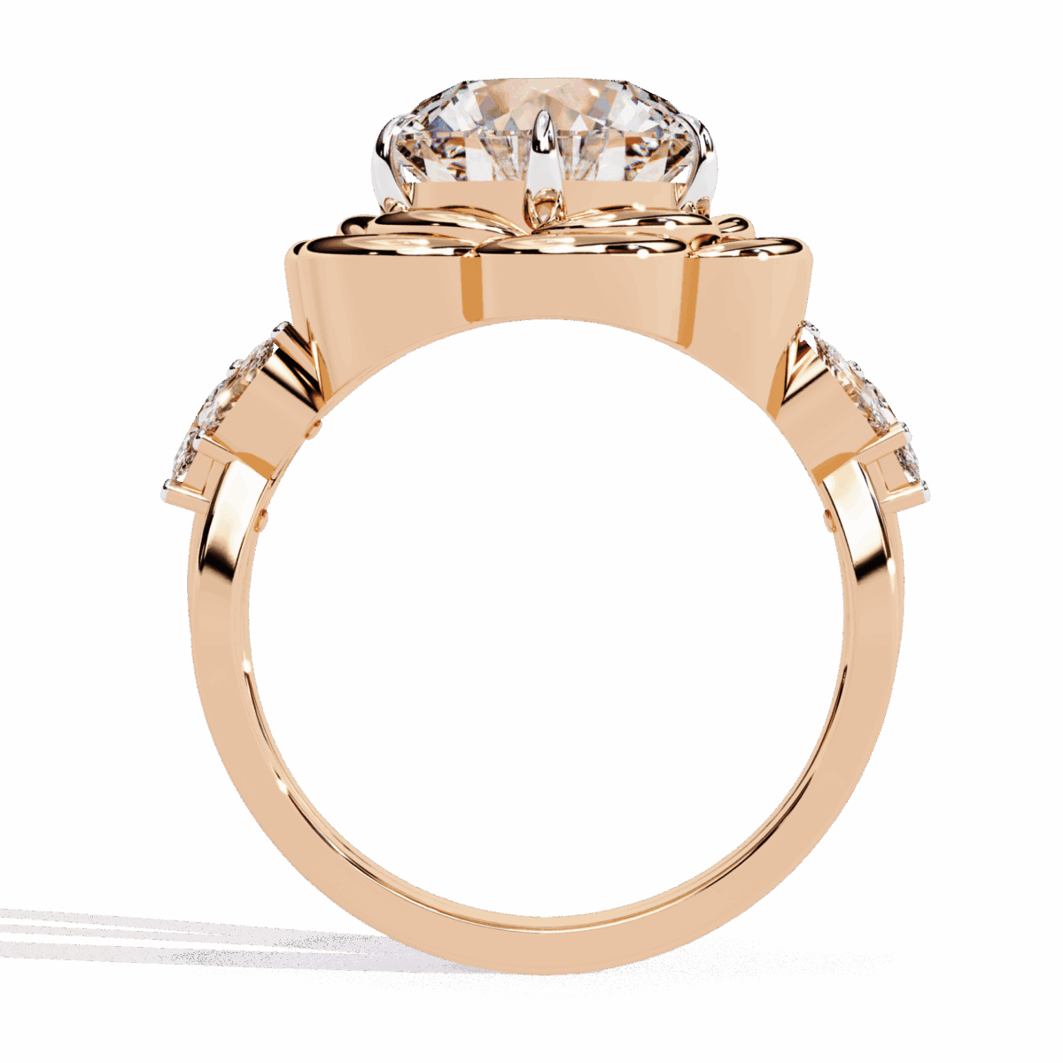 2.25 Carat Round Cut Modern Essential Ring  Image 11