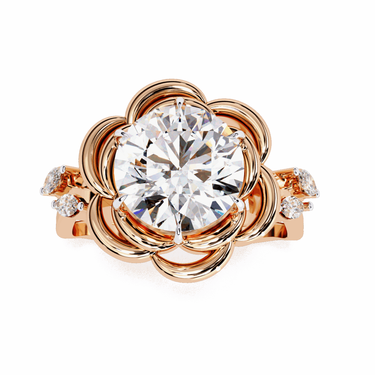 2.25 Carat Round Cut Modern Essential Ring  Image 12
