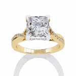 2.75 Carat Princess Cut Signature Wear Ring - Image 7