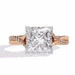 2.75 Carat Princess Cut Signature Wear Ring - Image 8