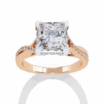 2.75 Carat Princess Cut Signature Wear Ring - Image 11