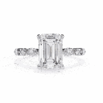 3.75 Carat Radiant Cut Day and Night Ring
