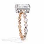 3.75 Carat Radiant Cut Day and Night Ring - Image 9