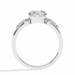 1.25 Carat Round Cut Day and Night Ring - Image 3