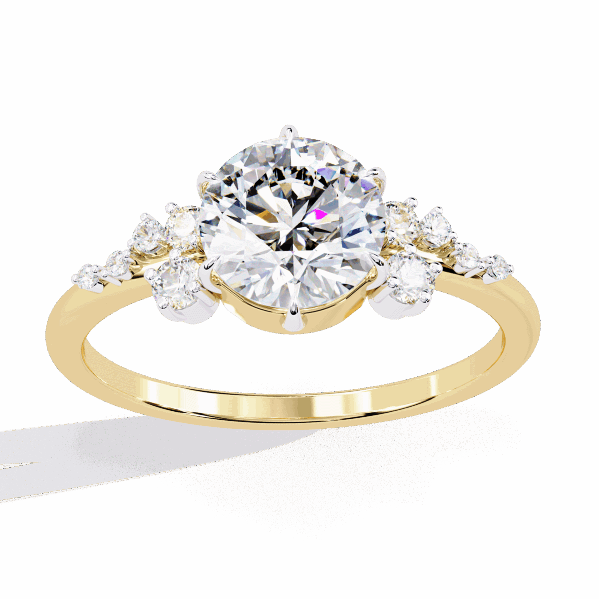 1.25 Carat Round Cut Day and Night Ring  Image 8