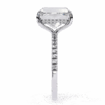 2.75 Carat Emerald Cut Forevermore Solitaire Ring - Image 2