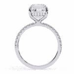 2.75 Carat Emerald Cut Forevermore Solitaire Ring - Image 3