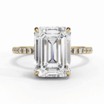 2.75 Carat Emerald Cut Forevermore Solitaire Ring - Image 5