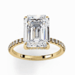 2.75 Carat Emerald Cut Forevermore Solitaire Ring - Image 8