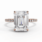 2.75 Carat Emerald Cut Forevermore Solitaire Ring - Image 9