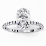 1.5 Carat Oval Cut Forevermore Solitaire Ring - Image 4