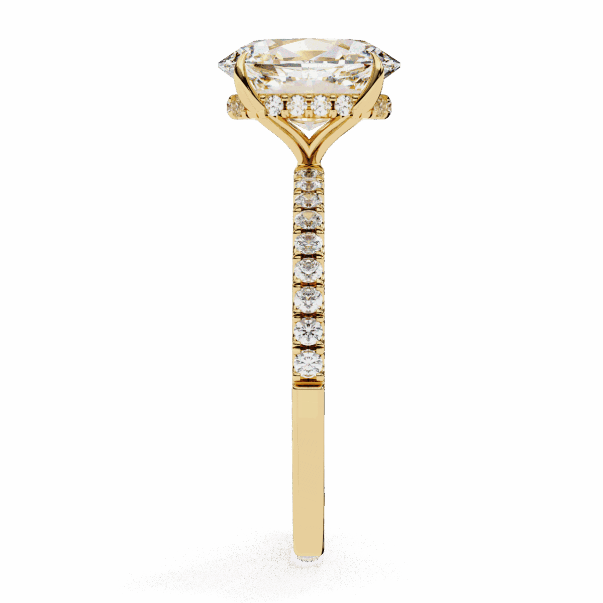 1.5 Carat Oval Cut Forevermore Solitaire Ring  Image 6