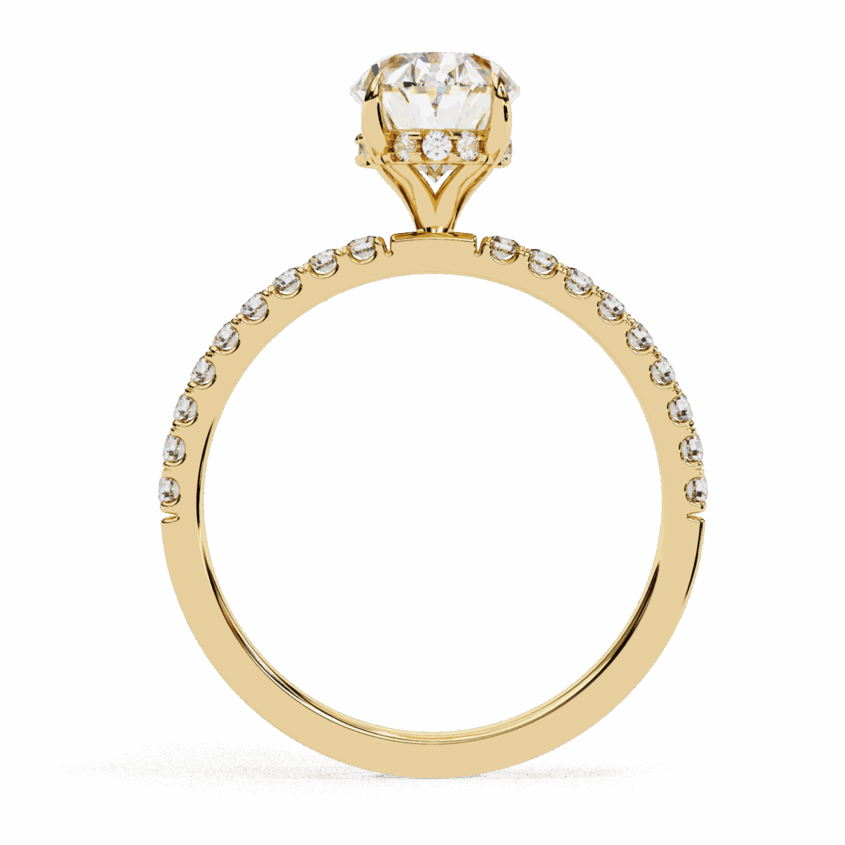 1.5 Carat Oval Cut Forevermore Solitaire Ring  Image 7