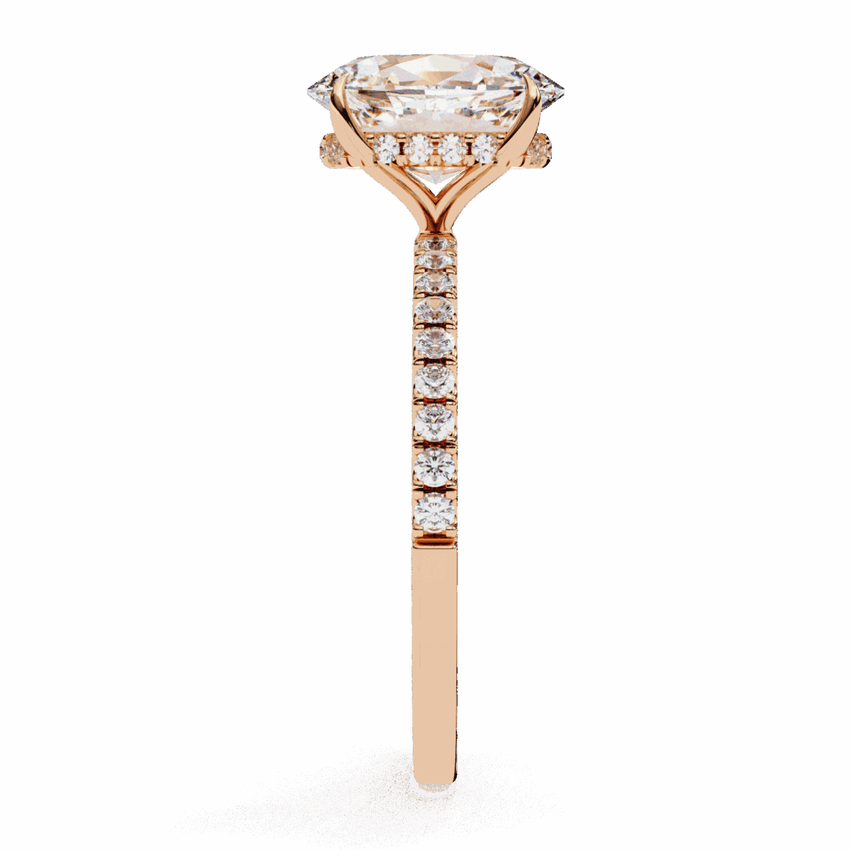 1.5 Carat Oval Cut Forevermore Solitaire Ring  Image 10