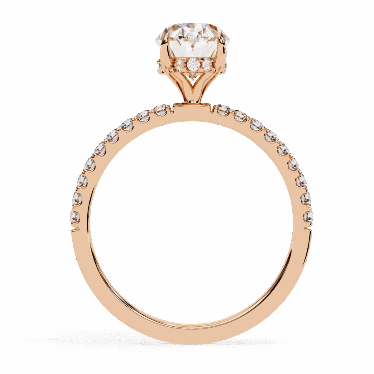 1.5 Carat Oval Cut Forevermore Solitaire Ring  Image 11