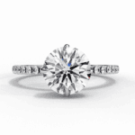 2.75 Carat Round Cut Forevermore Solitaire Ring